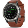 Часы GARMIN D2 Delta для пилотов, кожаный ремешок 010-01988-31
